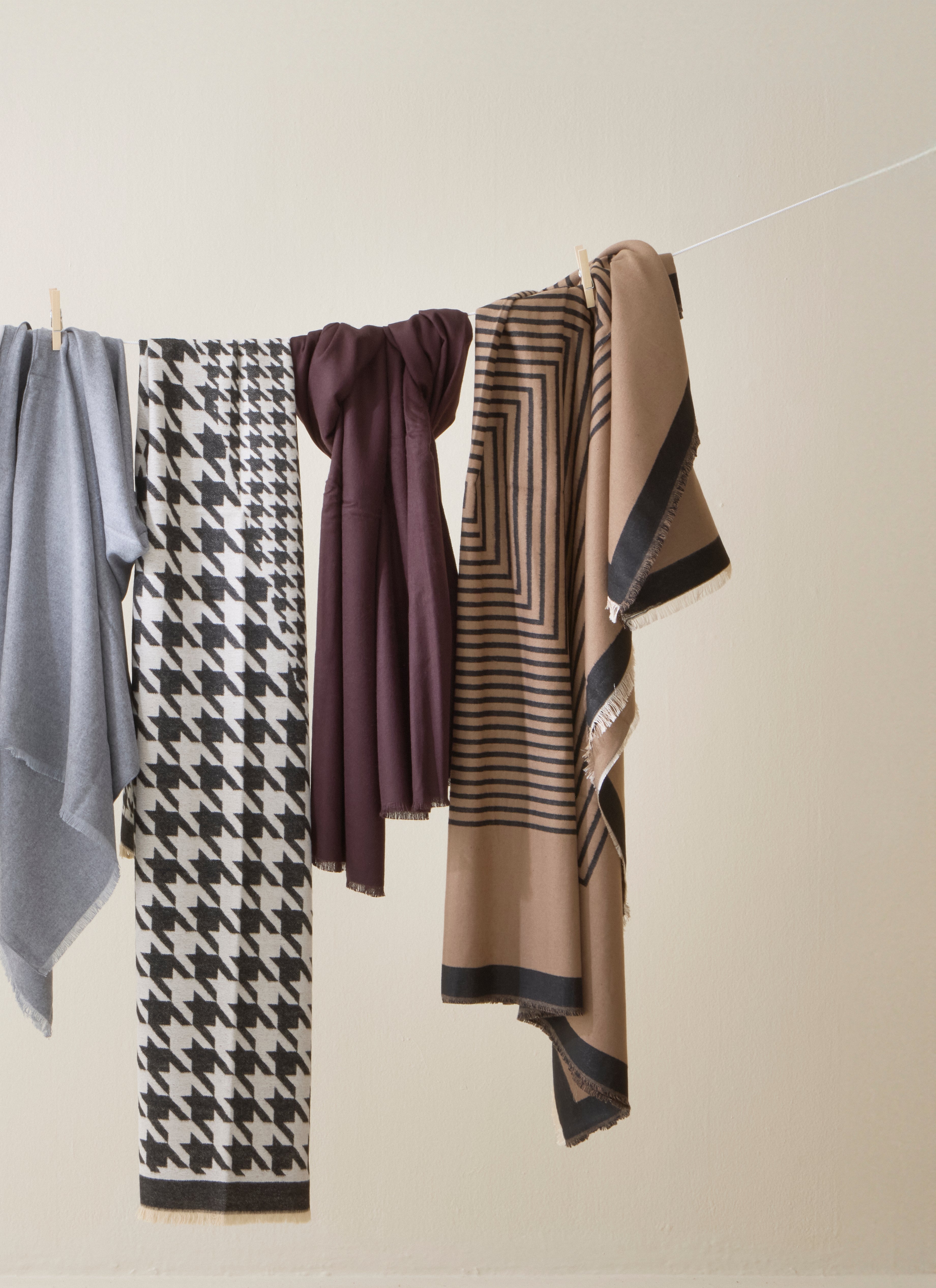 Juliette halstørklæde - Coffee